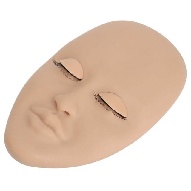 Mannequin d'Extension de Cils, Visage 3D, Paupières Amovibles, Taille Compacte, Réutilisable, Affichage pour les Débutants Extension de Cils