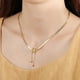 thumbnail image 2 of Collar con colgante Vocoste, colgante de mariposa, cadena de serpiente, gargantilla, collar para mujer y niña, tono dorado, 2 of 6