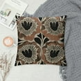 thumbnail image 2 of JEUXUS Boho Black and Beige Floral&nbsp;Pillow Covers Botanical Neutral Plant Decorative Throw Pillow Cover, Abstract Bohemian Flower Plant for Sofa Bed Home Decor Pillowcase, 2 of 5
