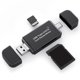 thumbnail image 5 of Lector de tarjetas 3 en 1 Kuymtek Resistencia Sísmica Plug And Play OTG USB2, 5 of 9