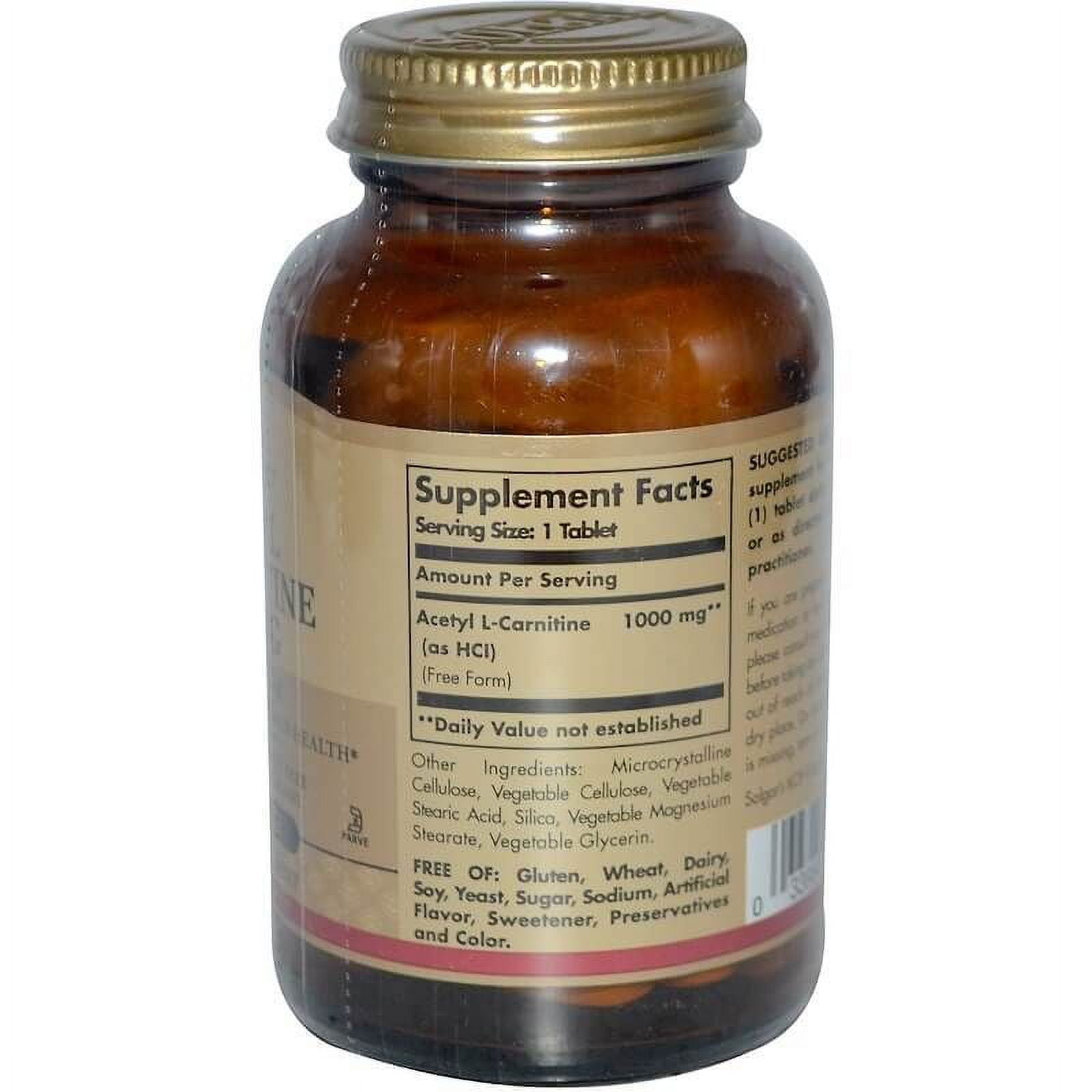 solgar acetyl l carnitine 1000 mg Solgar