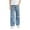 Light Blue, variant on CPNG Boys Baggy Ripped Jeans Straight Wide Leg Distressed Pants Casual Lightweight Fashion Button Front Zipper Denim Pants(Light Blue,12-13 Years)