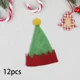 thumbnail image 5 of 3 Sombrero Festivo De Papá Noel En Tono Para 3 Piezas, 5 of 8