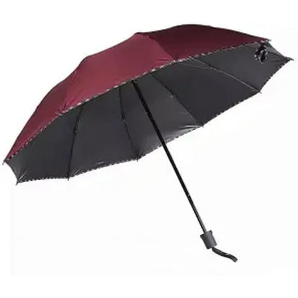 wooj Large umbrella folding business umbrella tri-fold umbrella