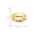 thumbnail image 3 of Solid 10k Yellow Gold 7mm Standard Comfort Fit Wedding Band Size 13, 3 of 3
