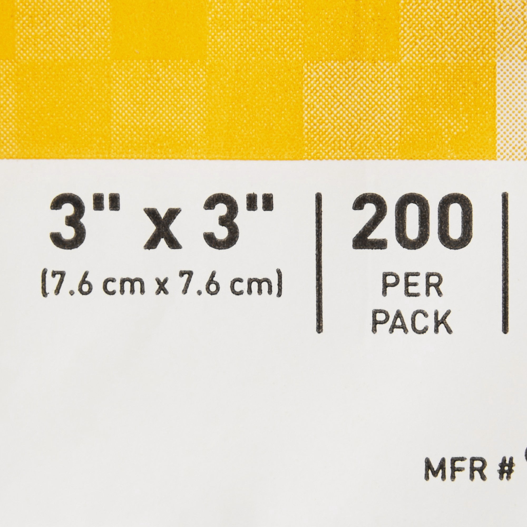 McKesson Non-Woven Gauze Sponges, Non-Sterile Wound Pads, 3 in x 3 in, 200 per Pack, 20 Packs, 4000 Total