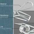 thumbnail image 2 of Wire Clothespins Laundry Chip Clips-40 PCS Bulk Clothes Pins with Heavy Duty, Durable Clamp Metal Clothes Pegs Multi-Purpose for Outdoor Clothesline Home Kitchen Travel Office Decor, 2 of 9