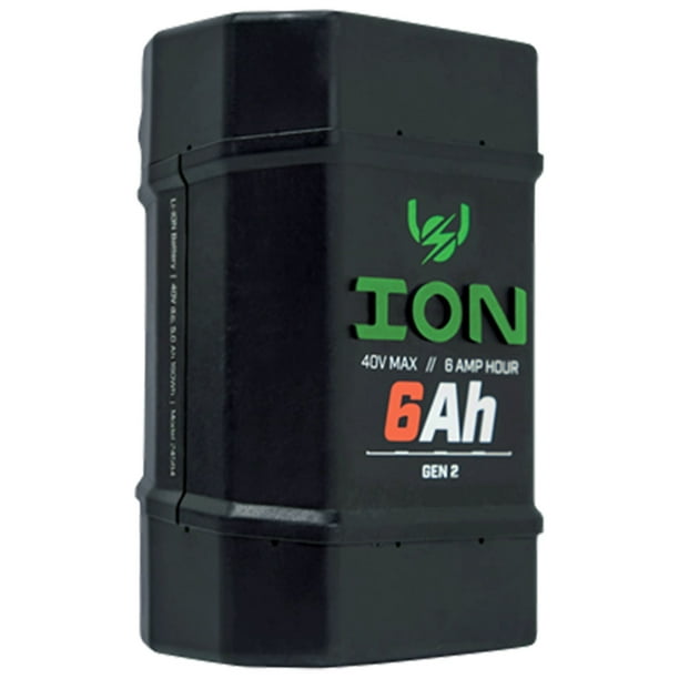 ION 33542 G2 40V Max 6 Ah Lithium Ion Electric Ice Fishing Auger Battery  Pack 