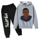 thumbnail image 2 of Conjunto de sudadera y pantalones con estampado de Mbappé para niños, primavera y otoño de 2024, conjunto de ropa deportiva de 2 piezas para niños y niñas, ropa para niños, 2 of 5