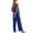 Blue, variant on Jumpsuits for Women Casual Wide Leg Overalls Sleeveless Vacation Outfits One Piece Boho Printed Romper with Pocket
