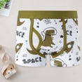 thumbnail image 2 of Kogui Underwear for Tween Boys Boys Boxer Briefs Shorts Teen Tween Underwear for Kids Boy 1 Pack Size 8-9 (White,8-9 Years), 2 of 5