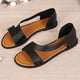 thumbnail image 5 of Amzcrzy Zapatos de mujer,Zapatos de mujer,Zapatillas de mujer, Sandalias planas con boca de pez para mujer, color liso, con punta abierta Sandalias Mujer Zapatillas De Casa, 5 of 9