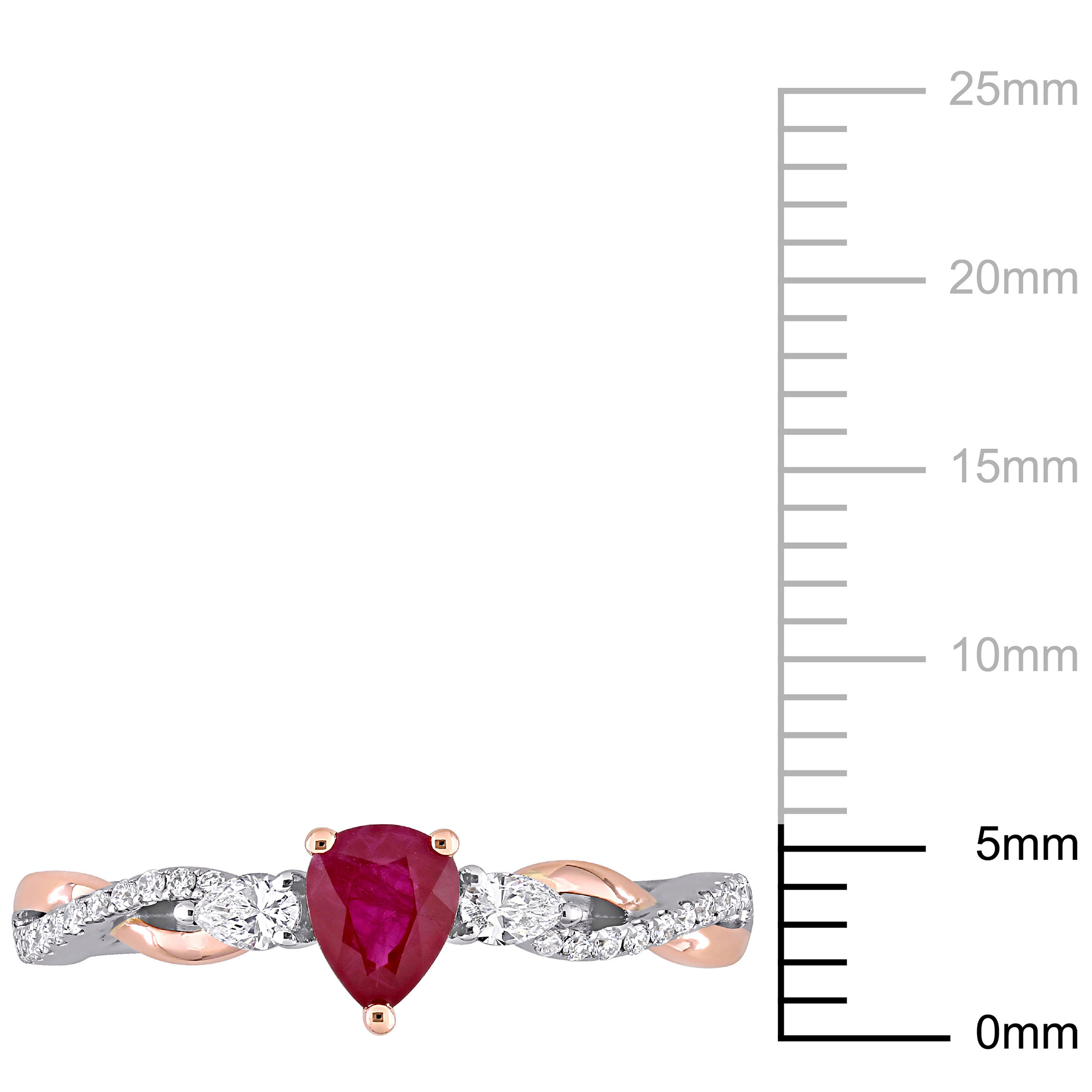 Everly Women's Ruby 14k Two-tone Gold Ring