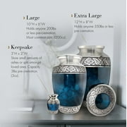 Moonstone Blue Cremation Urns for Human Ashes Adult Urns for Cremation Ashes Urns for Adult Cremation Ashes Urns for Ashes Cremation Urns for Human Ashes Small Keepsake