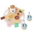 thumbnail image 1 of Pretend Wooden Tea Set, Role Playing Safe Wooden Teapot Tea Cup Set  for Little Girls, 1 of 7
