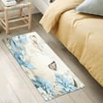 thumbnail image 4 of Coolnut Butterfly in Flowers Bath Mat, Dry Quickly Non Slip Absorbent Bath Rug, Soft Living Room Bedroom Home Floor Mats, Bath Mats for Bathroom, Tub and Shower 20" x 39" Home Decor, 4 of 7