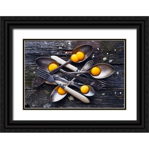 Karina, Aleksandrova 14x11 Black Ornate Wood Framed with Double Matting Museum Art Print Titled - Spoonsayolks