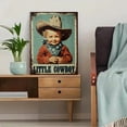 thumbnail image 5 of Qisvanset Little Cowboy Man Cave Canvas Wall Art 15.75x11.81 Inches, 5 of 8