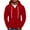 07Red, variant on Dwelliawo Zip Up Hoodie Men Full Zip Casual Hooded Sweatshirts Drawstring Fleece Hoodie Baggy Long Sleeve Jacket Gray Pullover Sweatshirts with Pockets 2XL