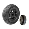 thumbnail image 1 of Piezas de repuesto versátiles de la rueda de neumáticos para el scooter eléctrico Rueda trasera negra, 1 of 8