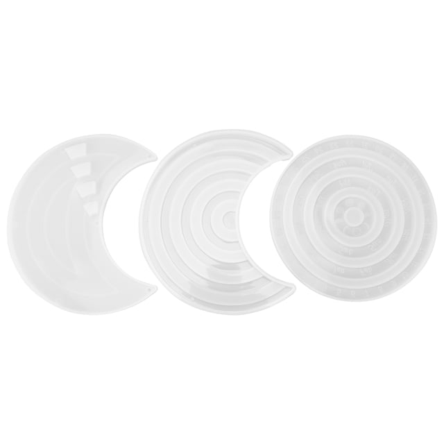 Silicone , Half Moon Shaped Silicone Craft Epoxy Resin For DIY Calendar For DIY Gift