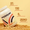 thumbnail image 2 of Podium Nutrition, Whey Protein Powder, Peanut Butter Crunch, 22 Servings, 27g of Whey Protein Per Serving, 2 of 8