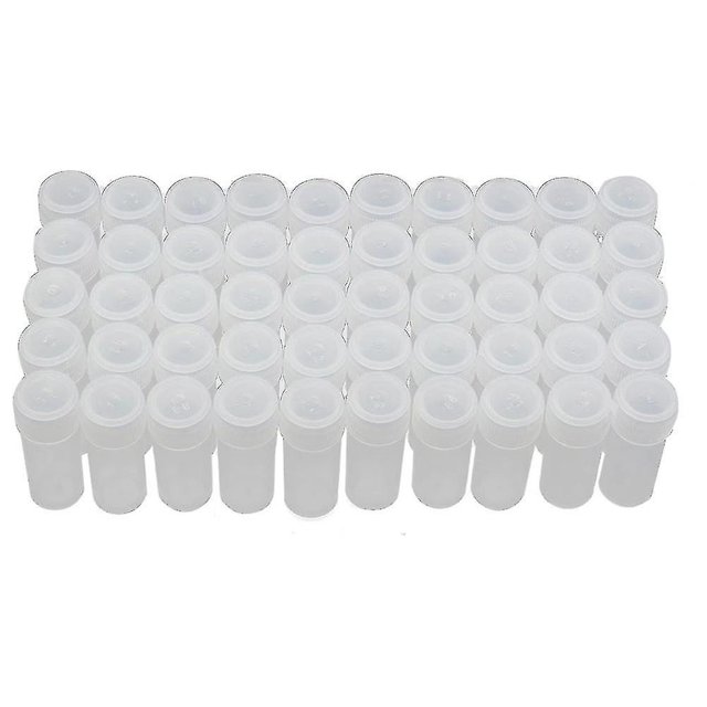 Best 50pcs Transparent Medicine Pills Capsule Storage Box Bottle Organizer Container