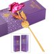 thumbnail image 5 of Rosa de oro de 24 quilates, rosa artificial de oro con elegante caja de regalo, regalos románticos para Rosa roja, 5 of 9