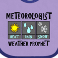 thumbnail image 4 of Inktastic Meteorologist Weather Prophet Boys or Girls Baby Bib, 4 of 4