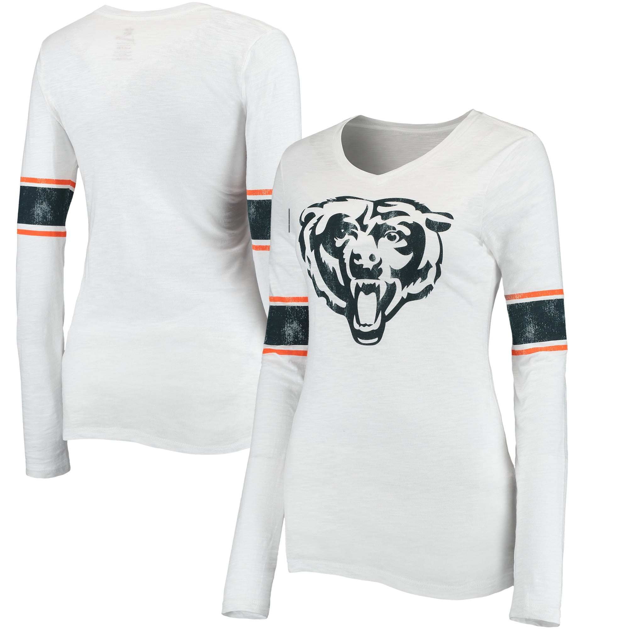 chicago bears white long sleeve shirt