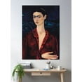 thumbnail image 2 of Frida Self-Portrait In Velvet Dress Poster Wall Art, Modern Wall Decor, 24x36 UNFRAMED, 2 of 3
