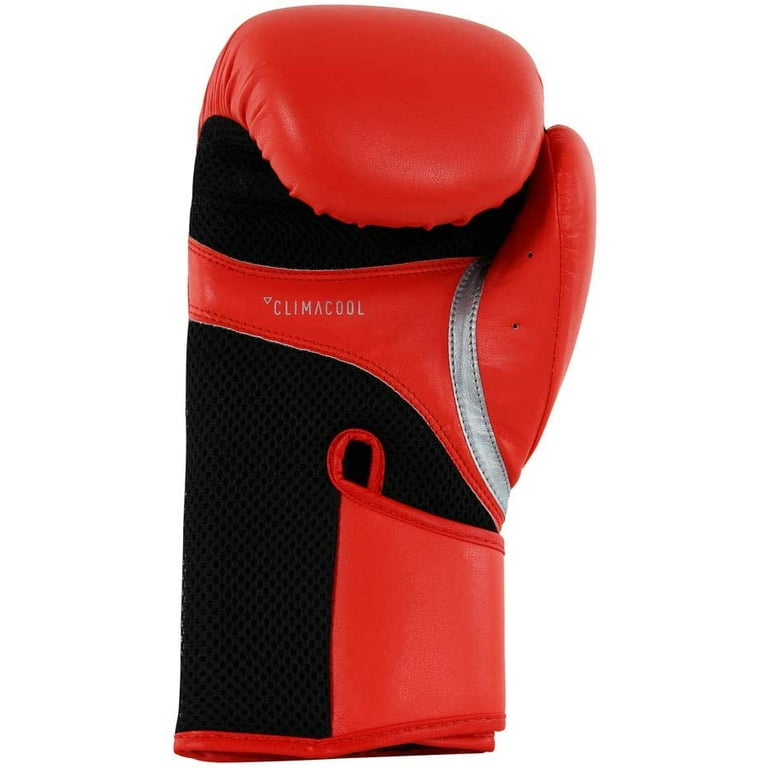 Adidas Speed 100 Women's Boxing and Kickboxing Gloves, Red Silver