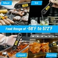 thumbnail image 6 of Meat Thermometer Digital, Instant Read Meat Thermometer for Grill and Cooking, with Bottle Opener, Backlight & Calibration Food Thermometer, Kitchen Gadgets for BBQ, Turkey, Candy, Liquids, 6 of 7