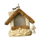 thumbnail image 3 of Casa colgante para pájaros, decoración para casas de pájaros, casas para colibríes, nido multifuncional para pájaros Forma de casa con techo de paja, 3 of 9