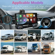 Carpuride W903 Portable Wireless Carplay & Android Auto with Dash Cam - 9.3 HD IPS Screen, 4K Front Camera