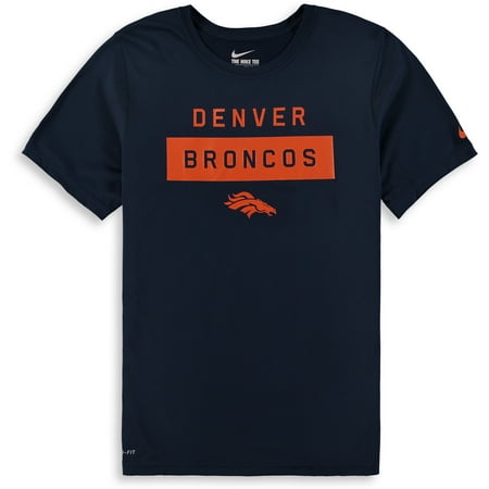 - Denver Broncos Nike Youth Legend Lift T-Shirt - Navy