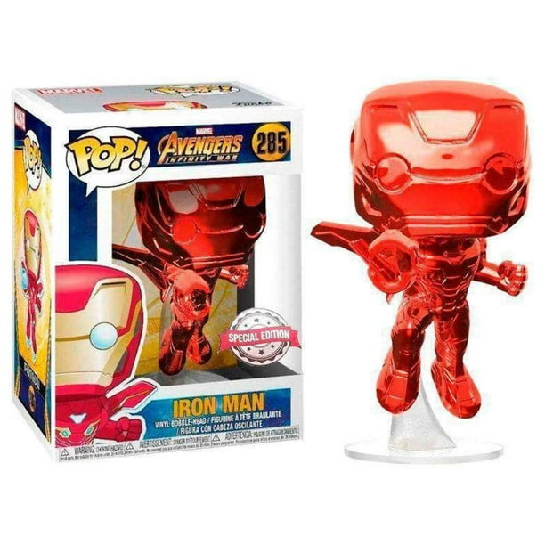 Funko Pop Movies: Avengers Infinity War - Red Chrome Iron Man Collectible Figure, Multicolor Funko -