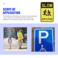 thumbnail image 2 of EeaseCA Street Sign Slow Down Road Sign Kids Play Caution Sign Metal Road Sign Traffic Street Sign, 2 of 9