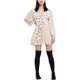 thumbnail image 1 of Vestido acampanado Free People para mujer beige grande, 1 of 1