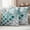 Turquoise, variant on Blue Morocco Outdoor Waterproof Throw Pillow Covers 16x16 Set of 2, Vintage Graffiti Paint Art Boho Dappled Decorative Pillowcases Cushion Pillowcase for Couch Sofa Patio Outside Pillow Protector