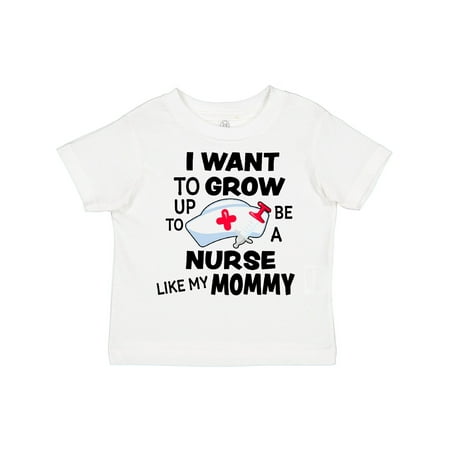 

Inktastic I Want to Grow Up to Be a Nurse Like My Mommy Gift Toddler Boy or Toddler Girl T-Shirt