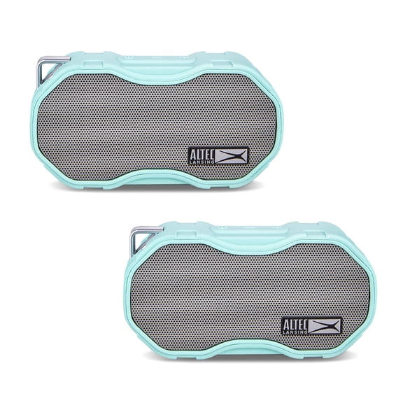 Altec Lansing Portable Bluetooth Speaker with Waterproof, Gray, IMW2702PK-MTG