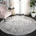 thumbnail image 2 of SAFAVIEH Orchard Eglantine Damask Area Rug, Grey/Light Grey, 6'7" x 6'7" Round, 2 of 8