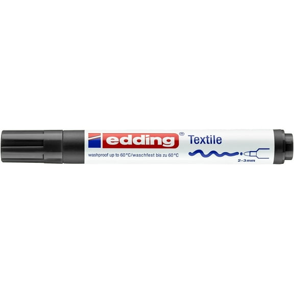 edding 4500 Textile Marker, Black