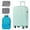 Green, variant on Suitcase Set 4 Piece Luggage Set Carry On Travel Luggage TSA Lock Spinner Wheels Hardshell Lightweight Luggage Set