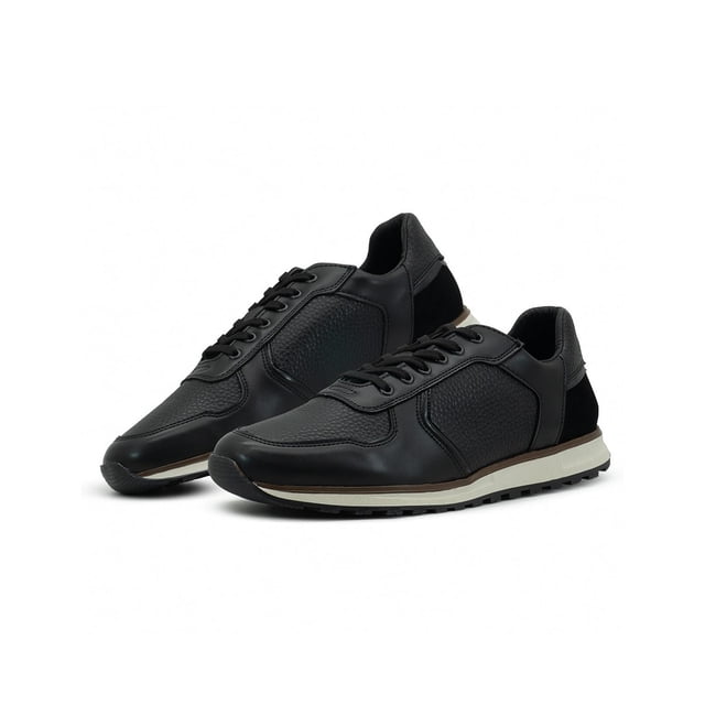 Tenis Zapato Para Hombre Casual Christian Gallery Negro negro 25.5