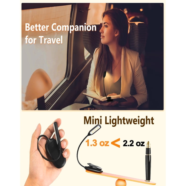 VicTsing Rechargeable LED Clip-On Book Light with 9 Modes photo 8