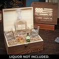 thumbnail image 2 of American Heroes Custom Argos Decanter Whiskey Gift Set with Eastham Glasses, 2 of 3