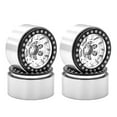 thumbnail image 1 of Yeacher Aluminum Alloy Wheel Rim Beadlock Wheel Rims Hub 4pcs 1.9inch Replacement for 1/10 TRX4, 1 of 8