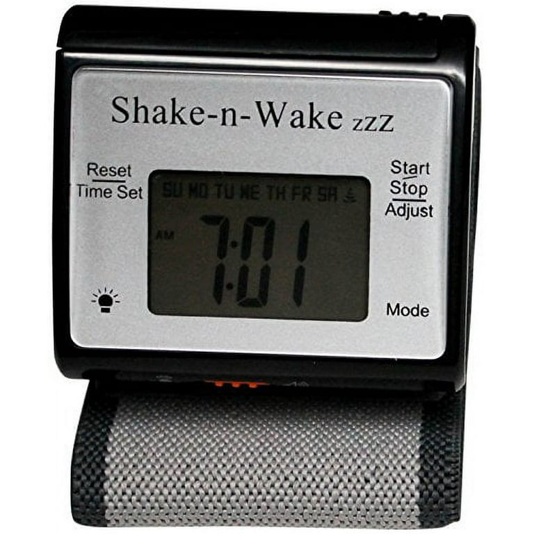 Silent Vibrating Travel Alarm Clock 
